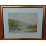 James Morris, Loch Lomond, watercolour, dated 1904,