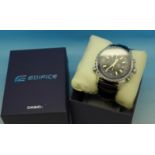 A Casio Edifice wristwatch,