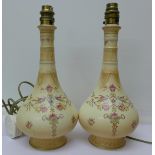 A pair of Crown Devon Fieldings table lamp bases