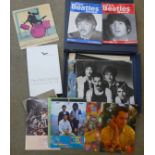 Two Beatles Monthly books, a Paul McCartney Poems and Lyrics book, bears signature,