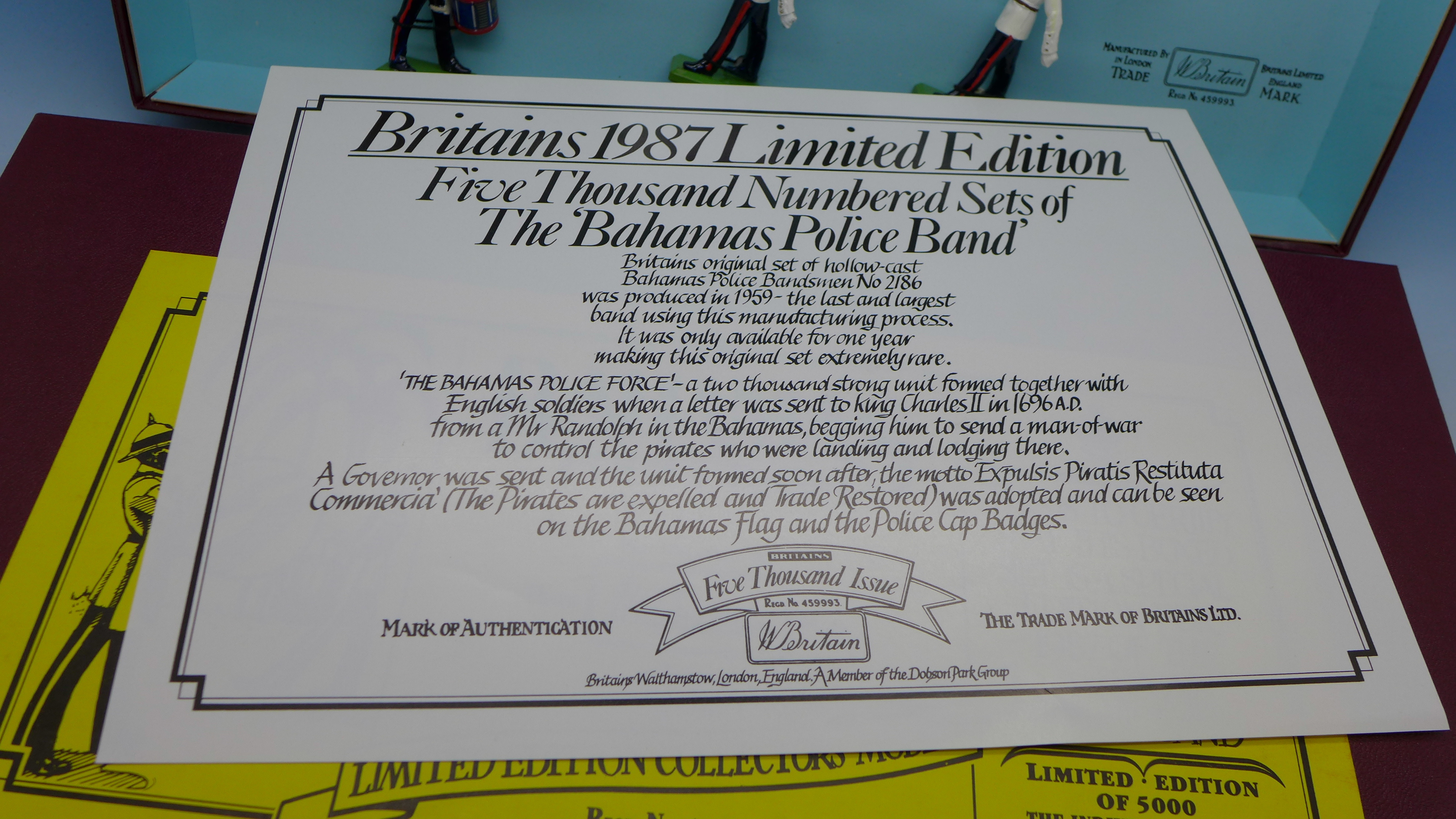 A Britains limited edition The Bahamas Police Band, - Image 5 of 5