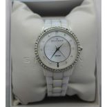 A lady's Skagen white dial 'Ceramic' wristwatch,