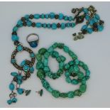 Turquoise jewellery