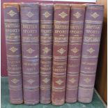 Six volumes, British Sports and Sportsmen compiled and edited by The Sportsman,