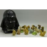 A collection of Wade Whimsies and a Darth Vader money box