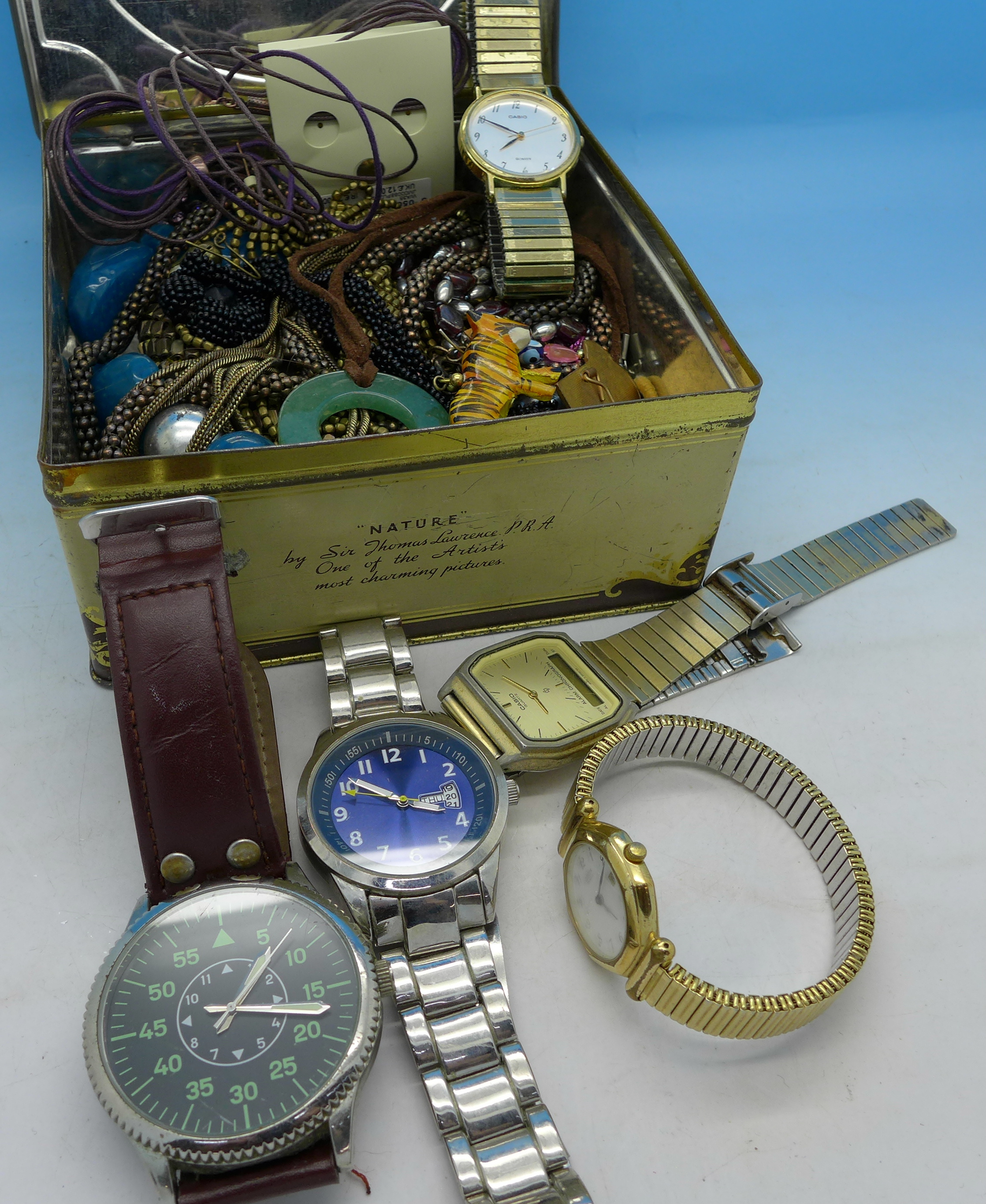 Jewellery and wristwatches