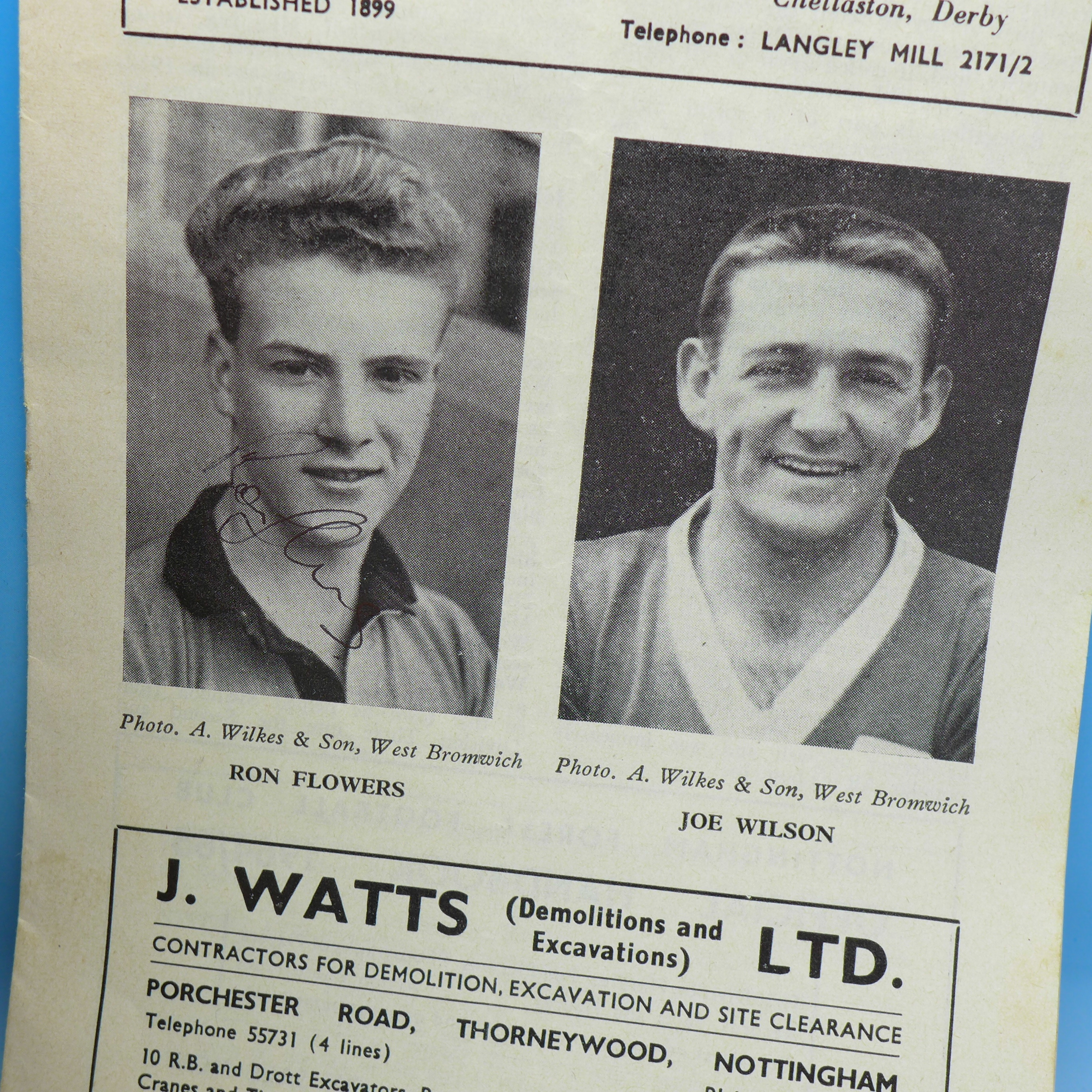 A 1930's Football Encyclopedia, Manchester United pictures, one signed, - Image 2 of 4