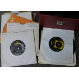 A collection of thirty 1960's 45rpm 7" singles