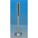 A silver posy vase, 114g, 19cm,