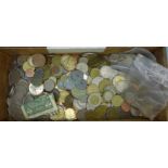 Coins and banknotes