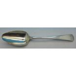 A George III silver tablespoon, London 1801,