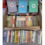 A box of mid-20th Century books, novels and classics,