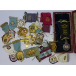 A silver RAOB medal and other lodge medals