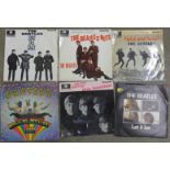 Seven The Beatles 7" EP's with picture sleeves, Magical Mystery Tour, The Beatles Hits,