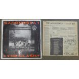 A Clash Sandinista! 36 track triple album, signed to verso, Joe Strummer,