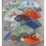 A collection of fans