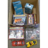 Scalextric cars and accessories,
