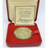 A limited edition of 500 Southwell Minster Royal Maundy 1984 silver medallion