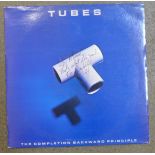 A Tubes LP record, The Completion Backward Principle, signed at Way Ahead Records,