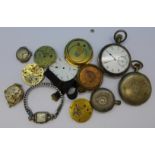 Pocket watch parts