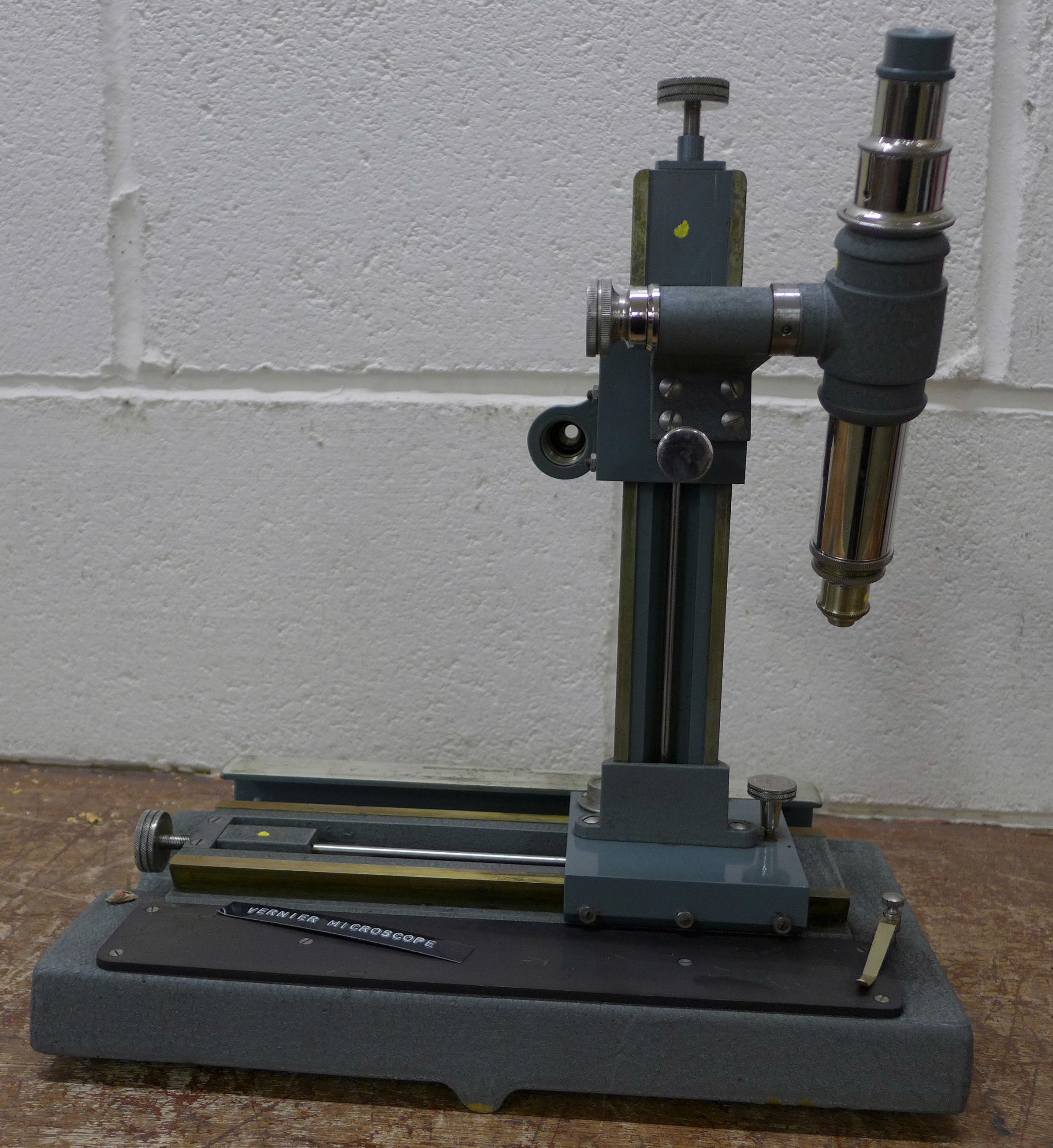 A Vernier microscope, George & Becker Ltd.