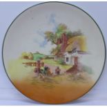 A Royal Doulton series ware plate, Rustic England,