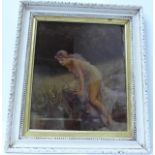 A 19th Century framed crystoleum, after Franz Hanfstaengl, (1804-1877),