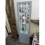 A French style painted mirror