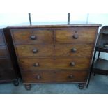 A Victorian mahogany chest of drawers