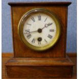 A 19th Century French oak timepiece