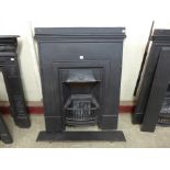 An Edward VII cast iron fireplace