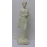 A classical style figure of a lady,