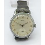 A gentleman's vintage Tissot wristwatch with second dial