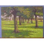 Three French Impressionist oil paintings, landscapes,