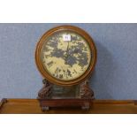 A 19th Century Major of Cheltenham mahogany wall clock,