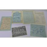 Cricket autographs, Kent, Surrey, Essex, Lancashire,