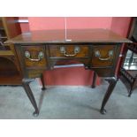 A George III mahogany lowboy