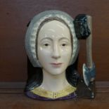 A Royal Doulton Anne Boleyn character jug,