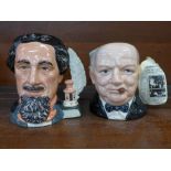 Two Royal Doulton character jugs, Charles Dickens no.