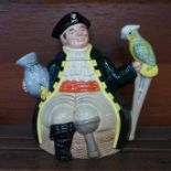 A Royal Doulton Long John Silver character teapot,