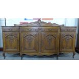 A French carved oak buffet