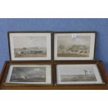 A set of four French military scene engravings, published by Day & Son, Lithographers to The Queen,