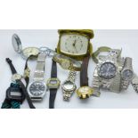 Lady's and a gentleman's Citizen Eco-Drive wristwatches,