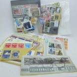 A collection of stamps,