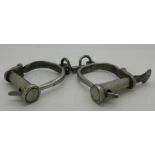 A pair of late 19th Century Police handcuffs