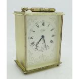 An Imhof 8-day carriage clock,