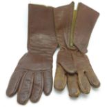 A pair of leather Air Ministry gloves