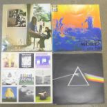 Four Pink Floyd LP records