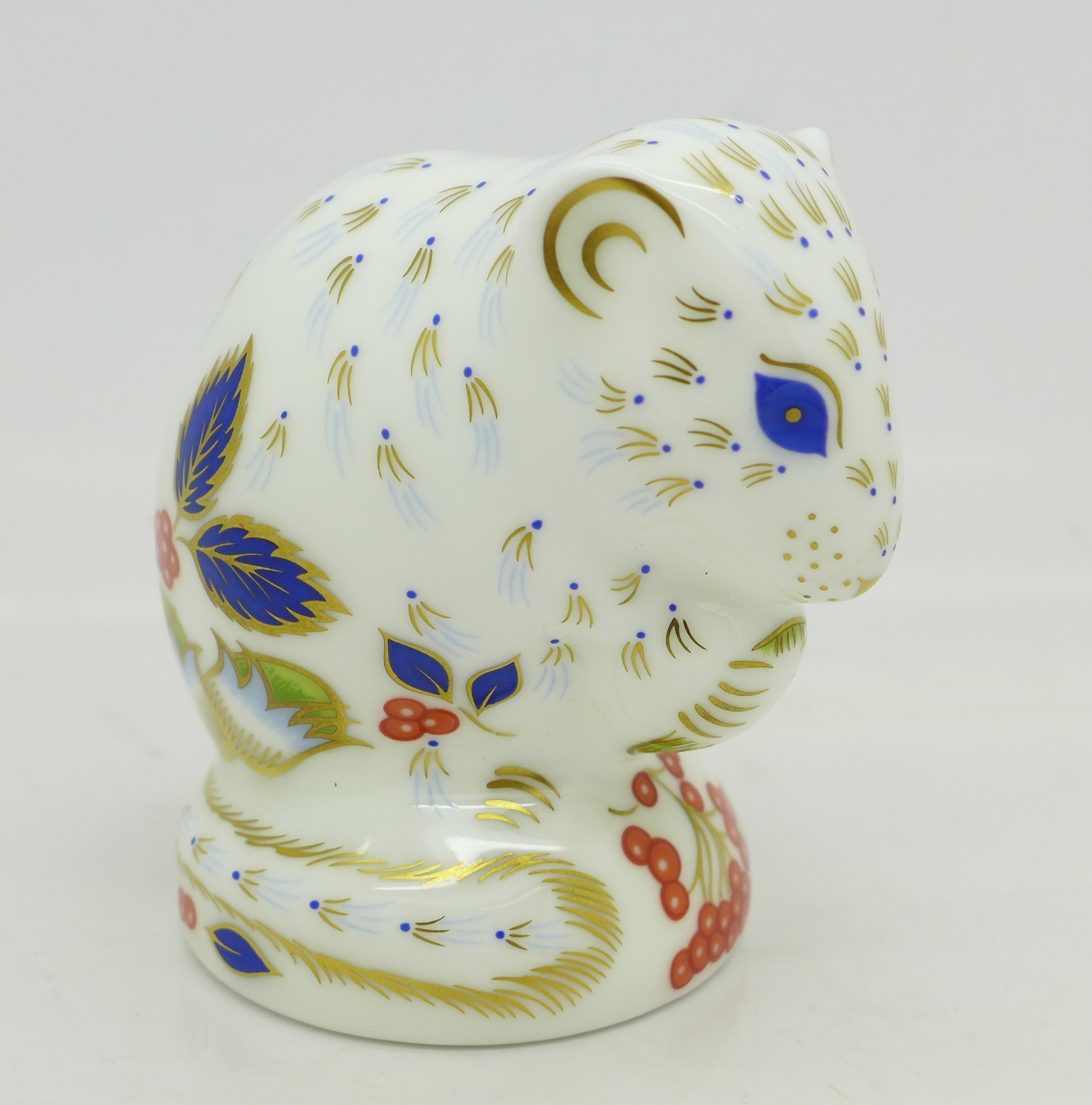 A Royal Crown Derby Collectors Guild paperweight, Derby Dormouse,