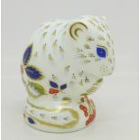 A Royal Crown Derby Collectors Guild paperweight, Derby Dormouse,